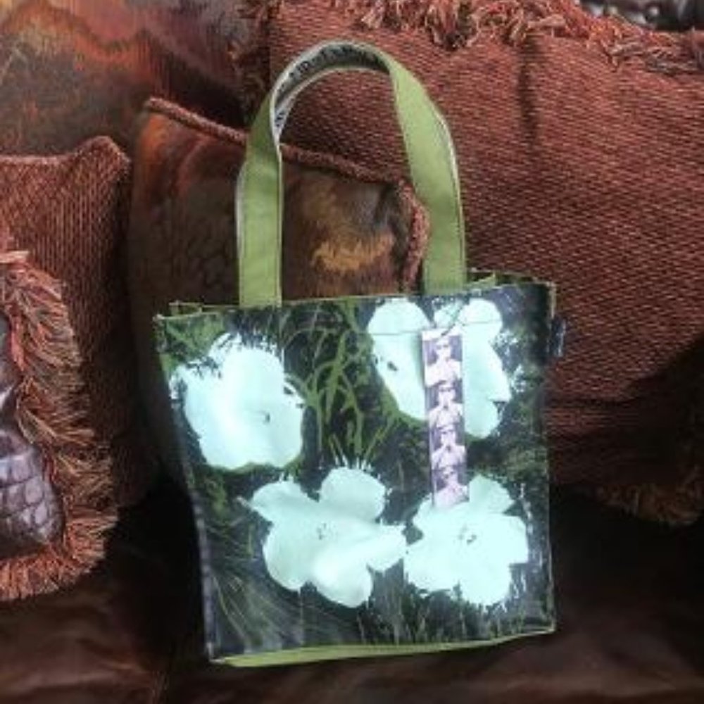 Auth. ANDY WARHOL "Flowers" Tote BRAND NEW